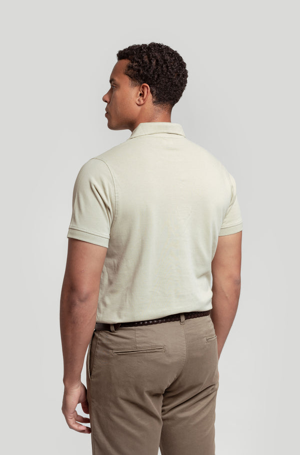 Polo Escudo Pistacho