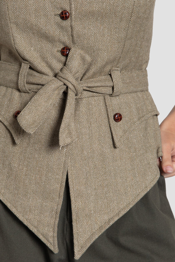 Chaleco Espiga Kaki - Brío