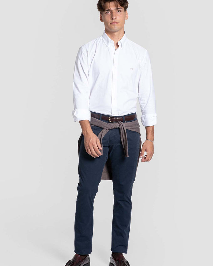Camisa Oxford Escudo