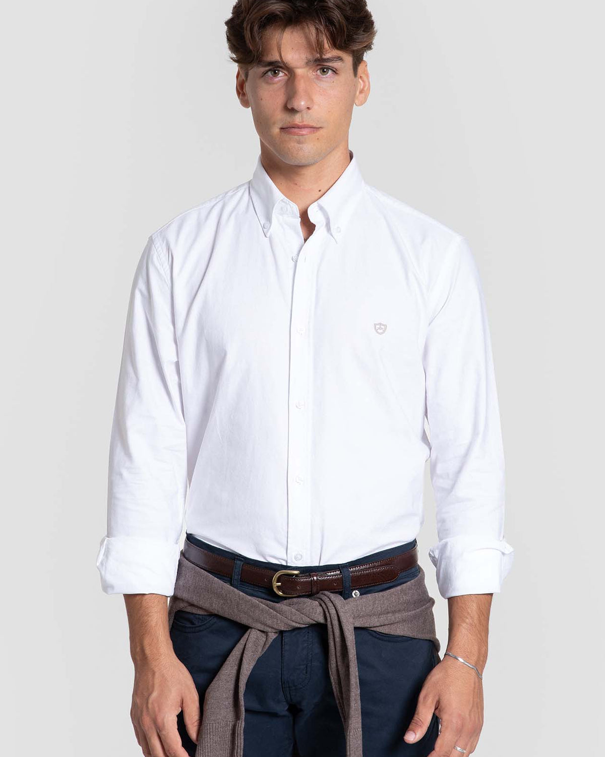 Camisa Oxford Escudo