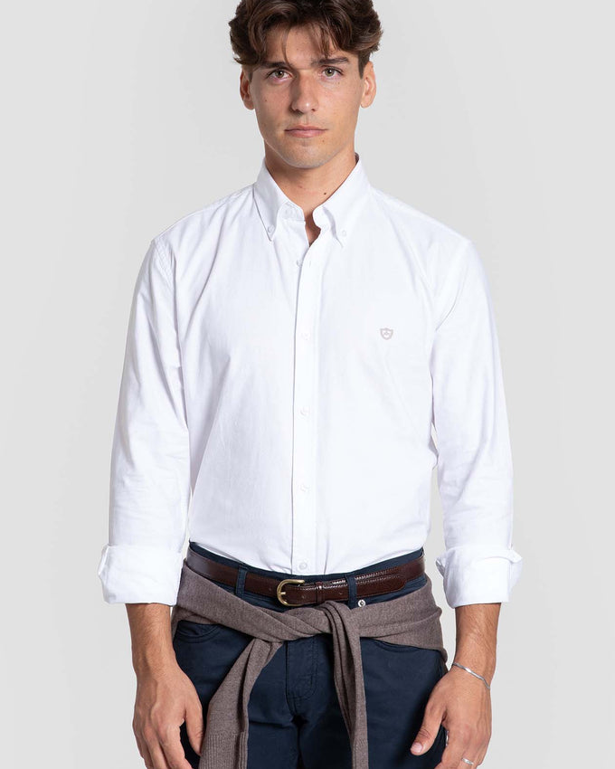 Camisa Oxford Escudo
