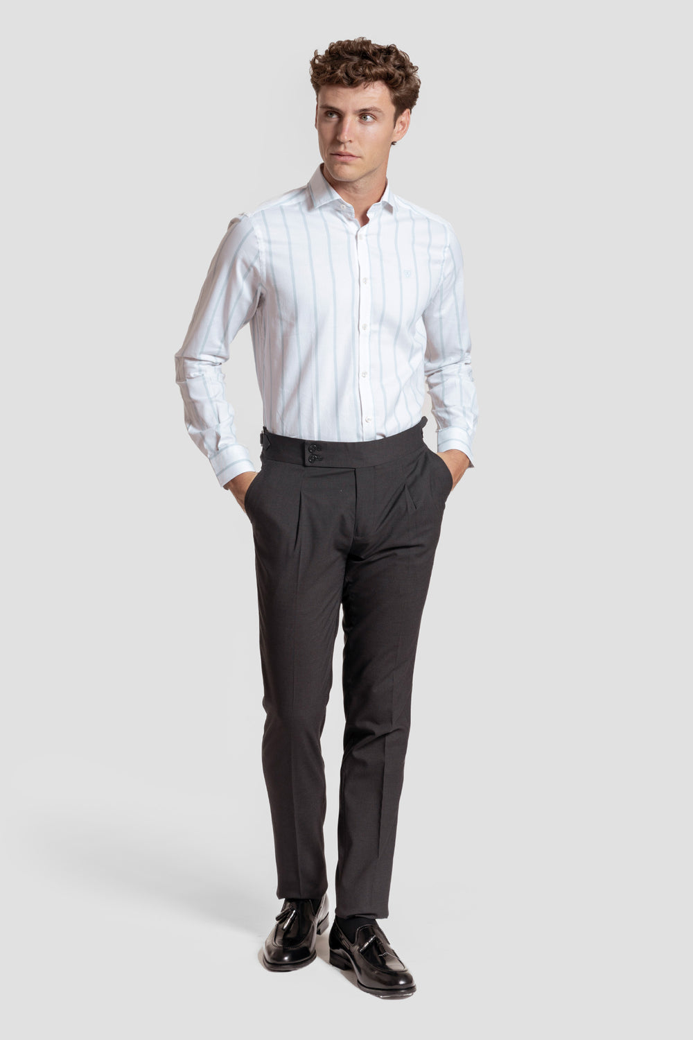 Camisa Rayas Blanca
