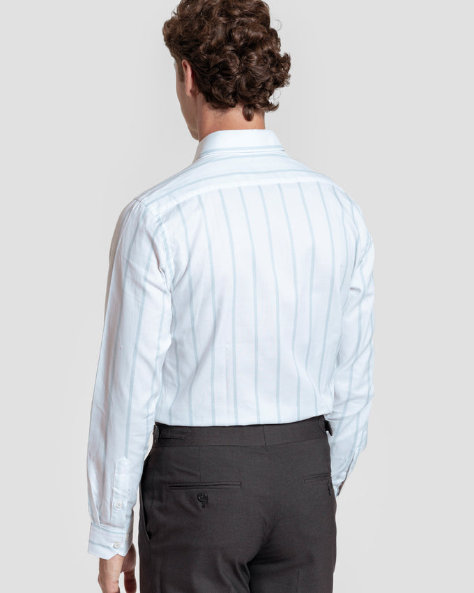 Camisa listrada branca