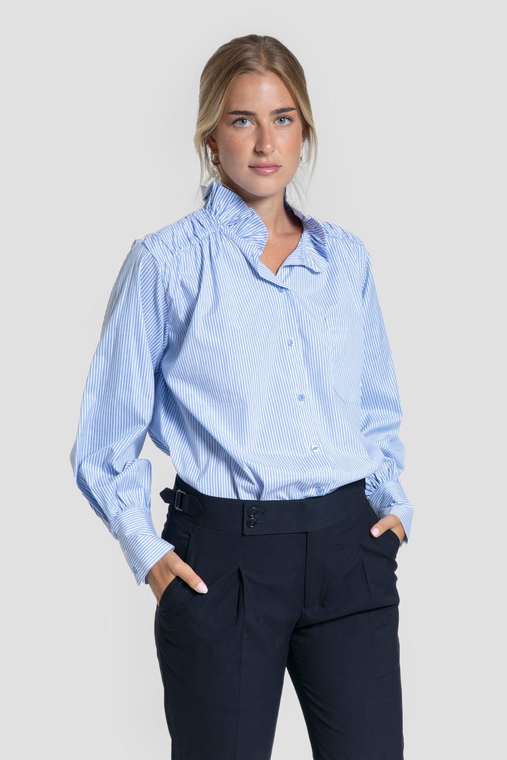 Camisa Rayas Flecos