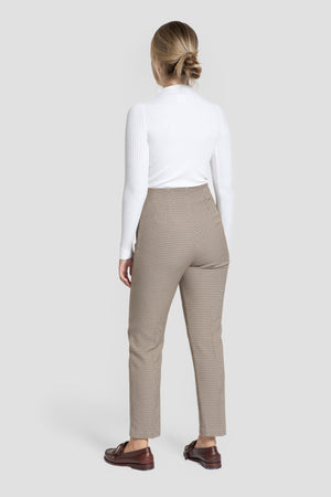 Pantalon Pata De Gallo Camel