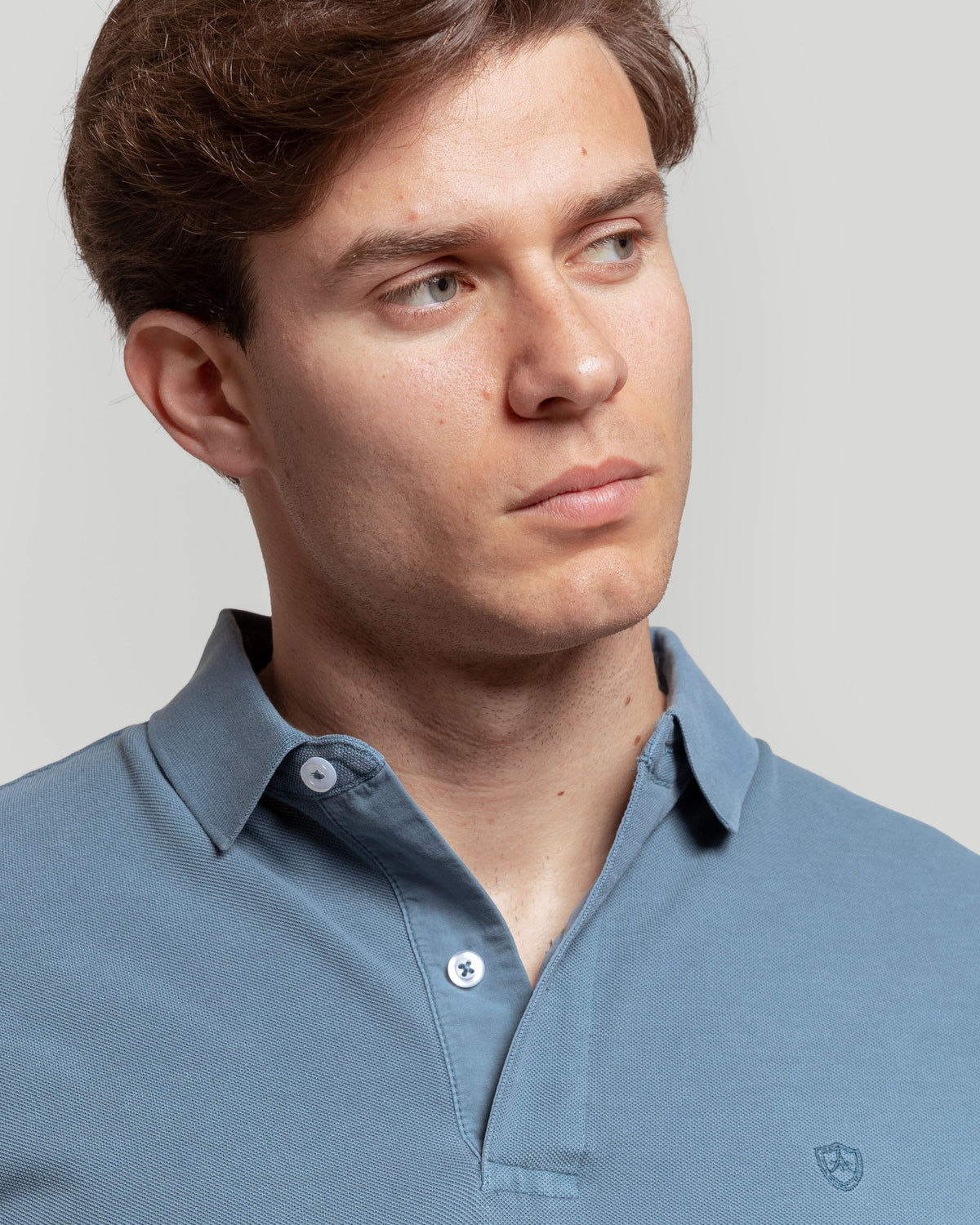 Polo Lavado Azul