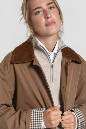 Chaqueta Bolsillo Pana Camel