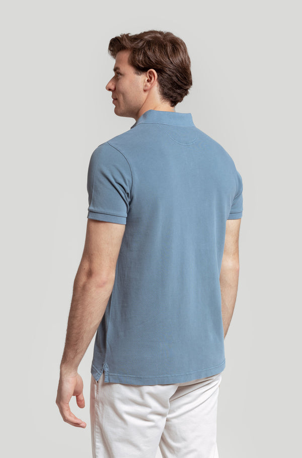 Polo Lavado Azul