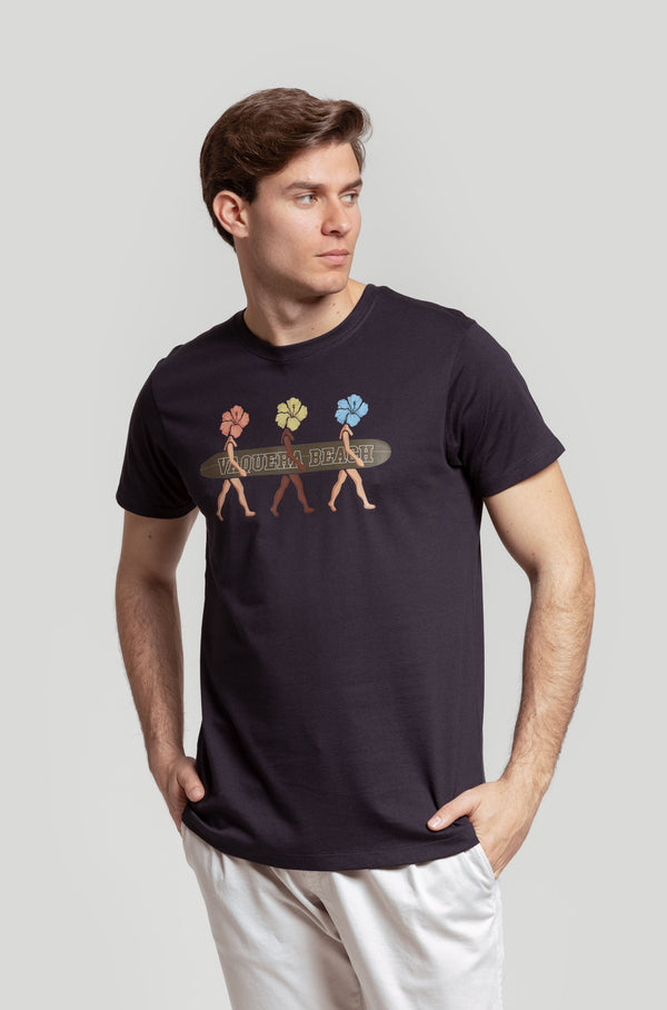 Camiseta Beach Marino
