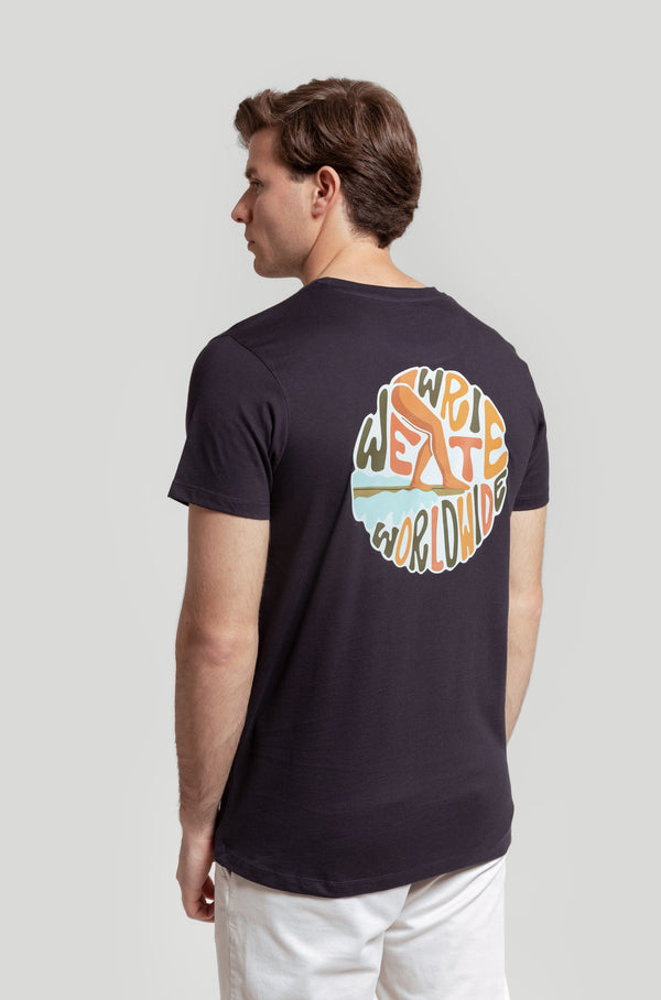 Camiseta Beach Marino
