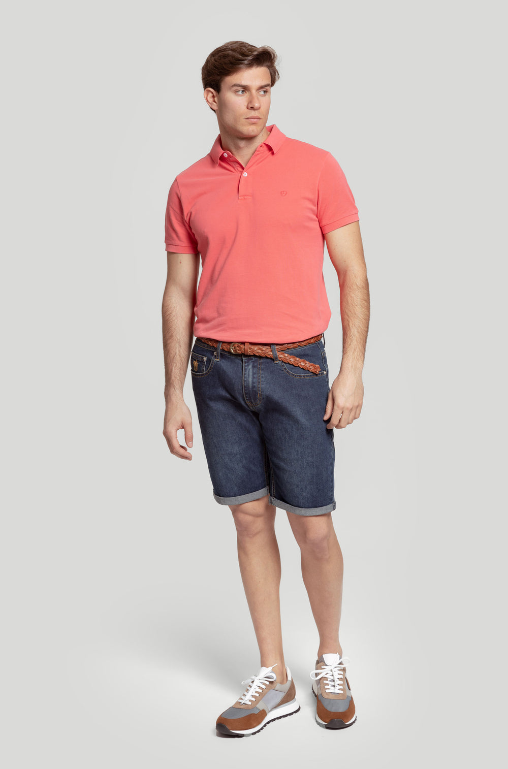 Polo Lavado Coral