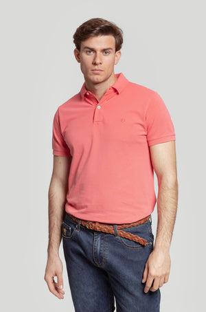 Polo Lavado Coral