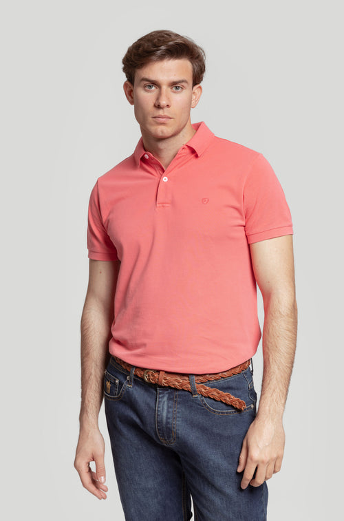 Polo Lavado Coral