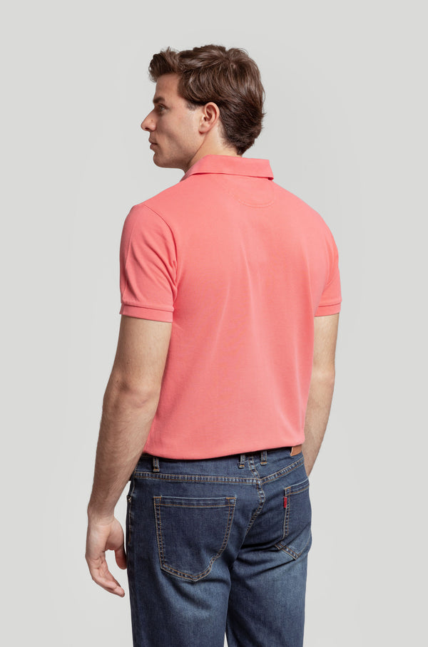 Polo Lavado Coral