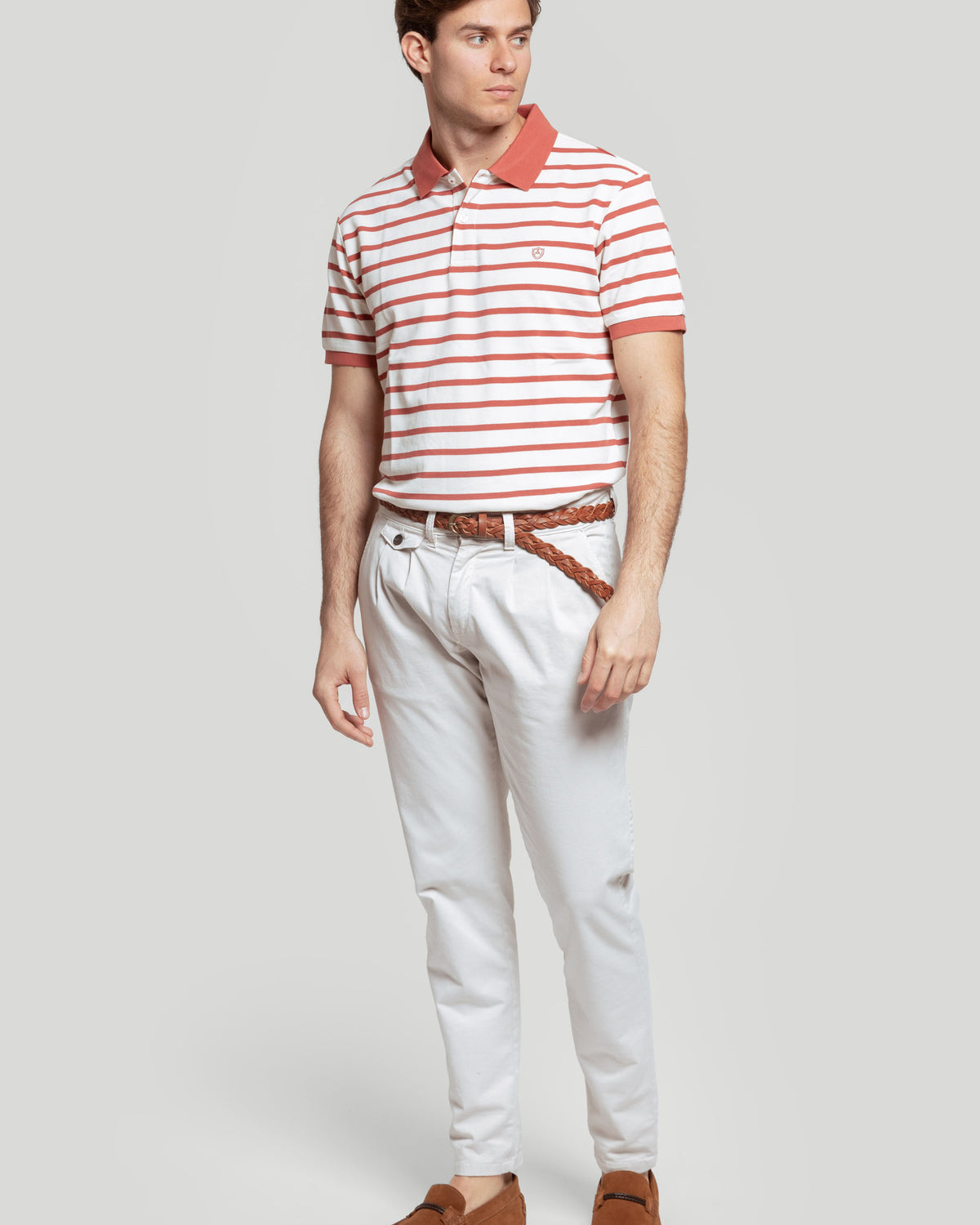 Camisa polo listrada