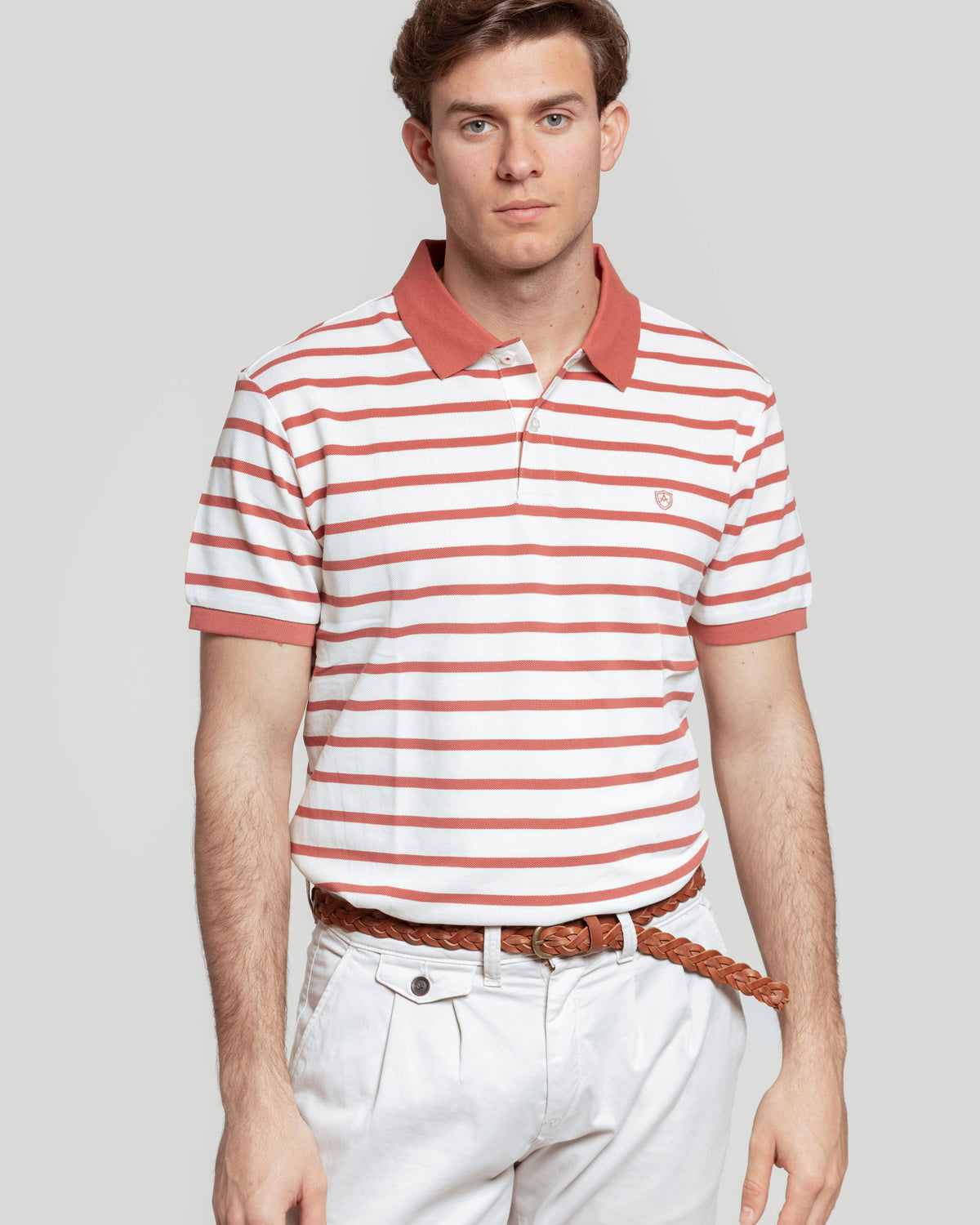 Camisa polo listrada