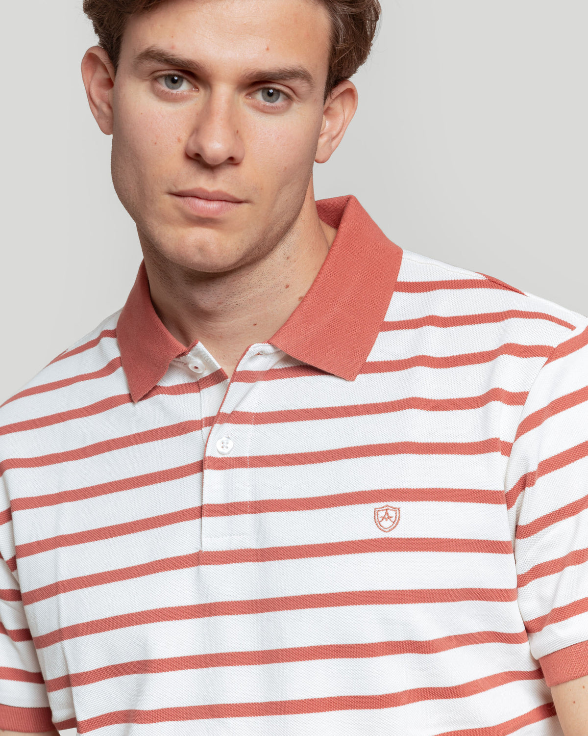 Camisa polo listrada