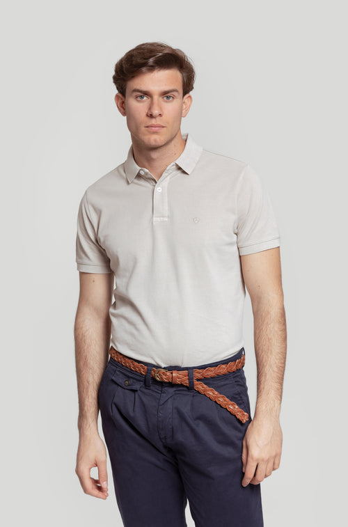 Polo Lavado Taupe