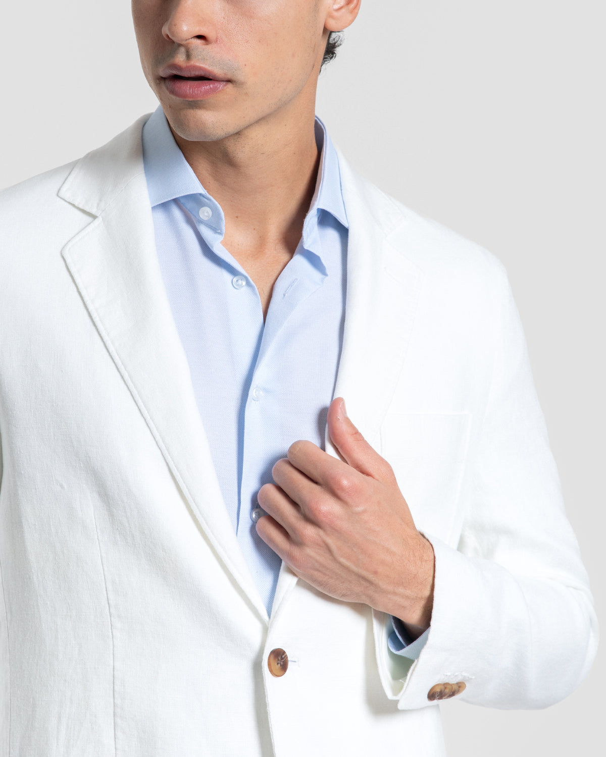 Americana de Lino Sport Blanca