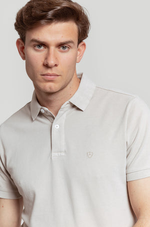 Polo Lavado Taupe