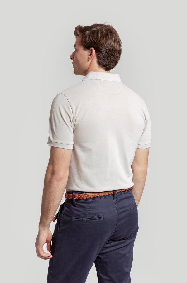Polo Lavado Taupe