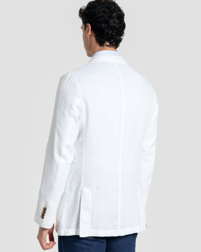 Americana de Lino Sport Blanca