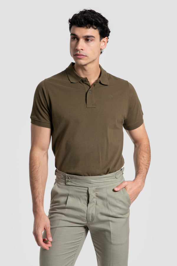 Polo Básico Kaki