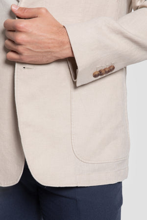 Americana de Lino Sport Hueso