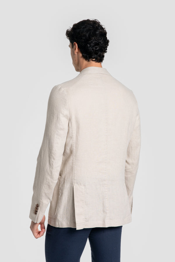 Americana de Lino Sport Hueso