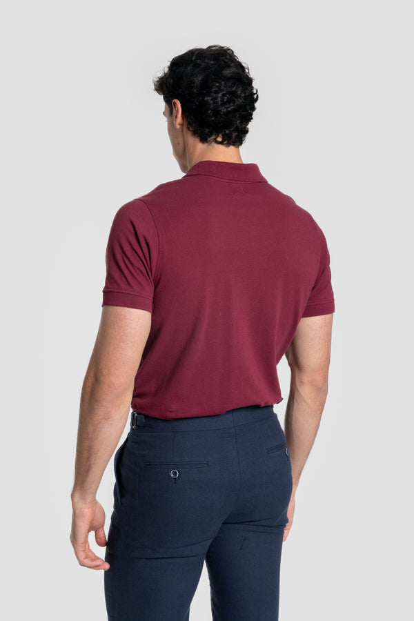 Polo Básico Burdeos