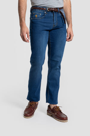 Vaquero Lavado Azul Medio