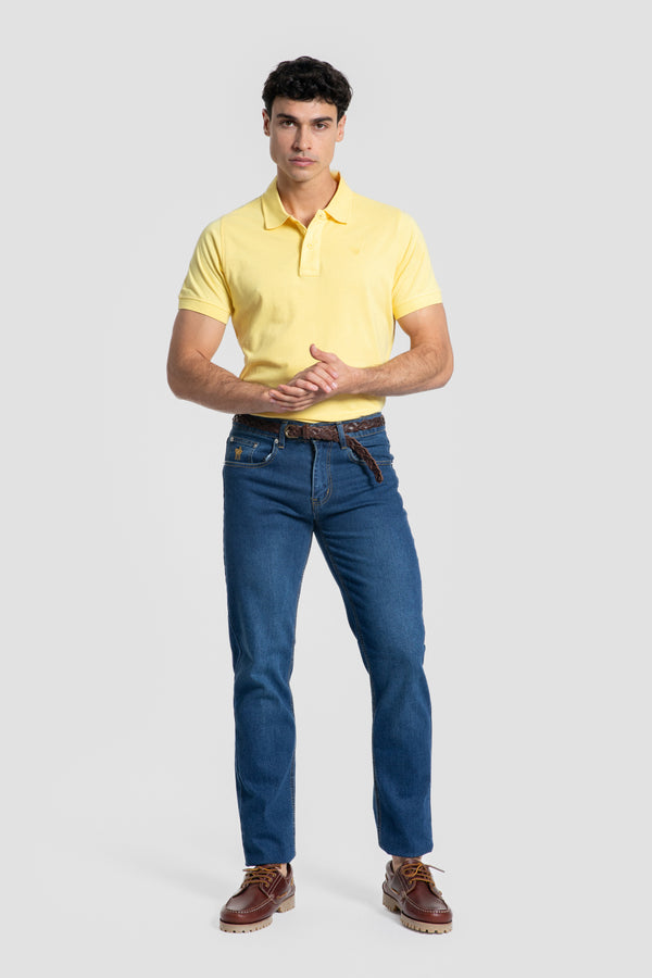 Polo Escudo Amarillo