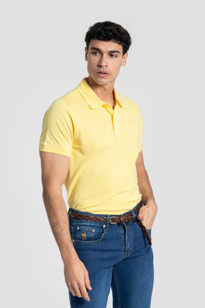 Polo Escudo Amarillo