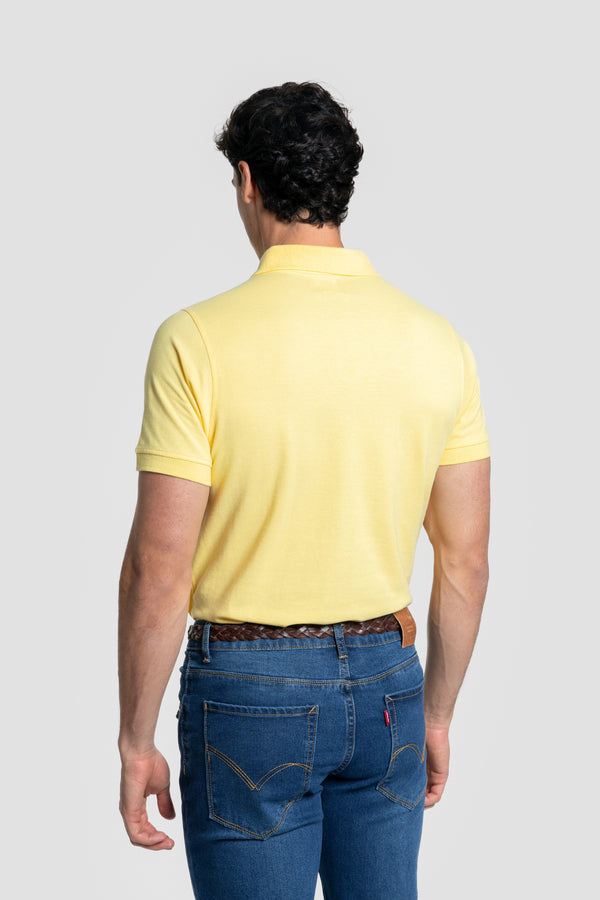 Polo Escudo Amarillo