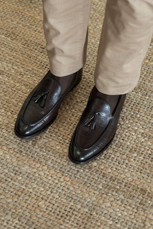 Mocassim Borlas Efeito Crocodilo