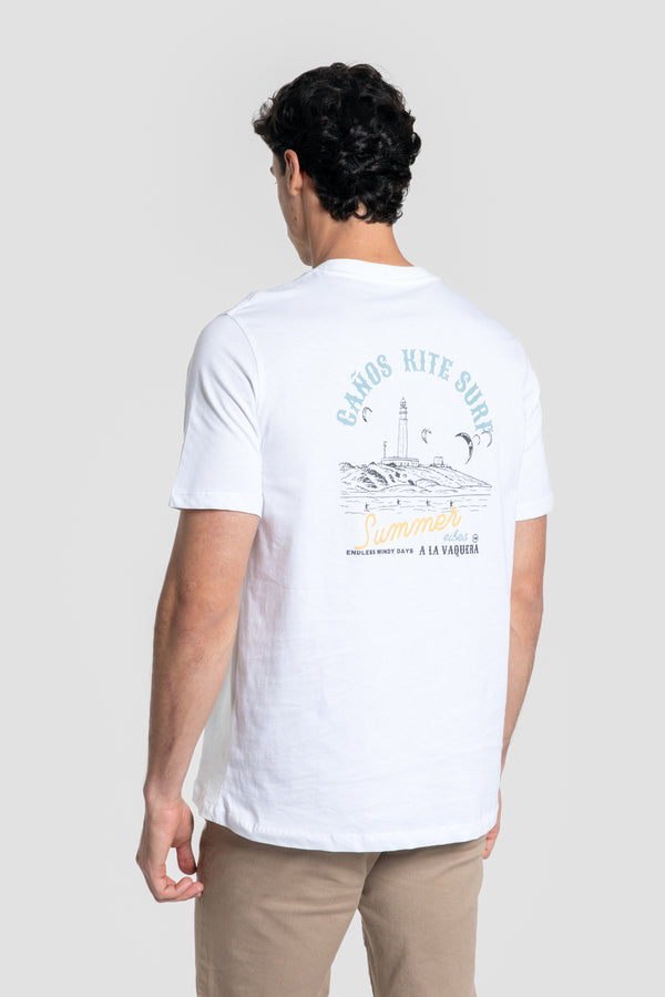 Camiseta Caños Blanca