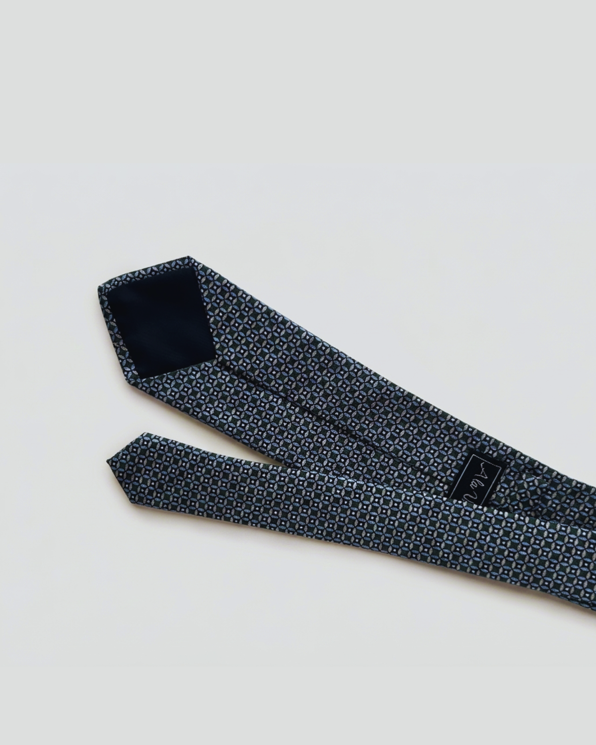 Gravata Estampada Marinho