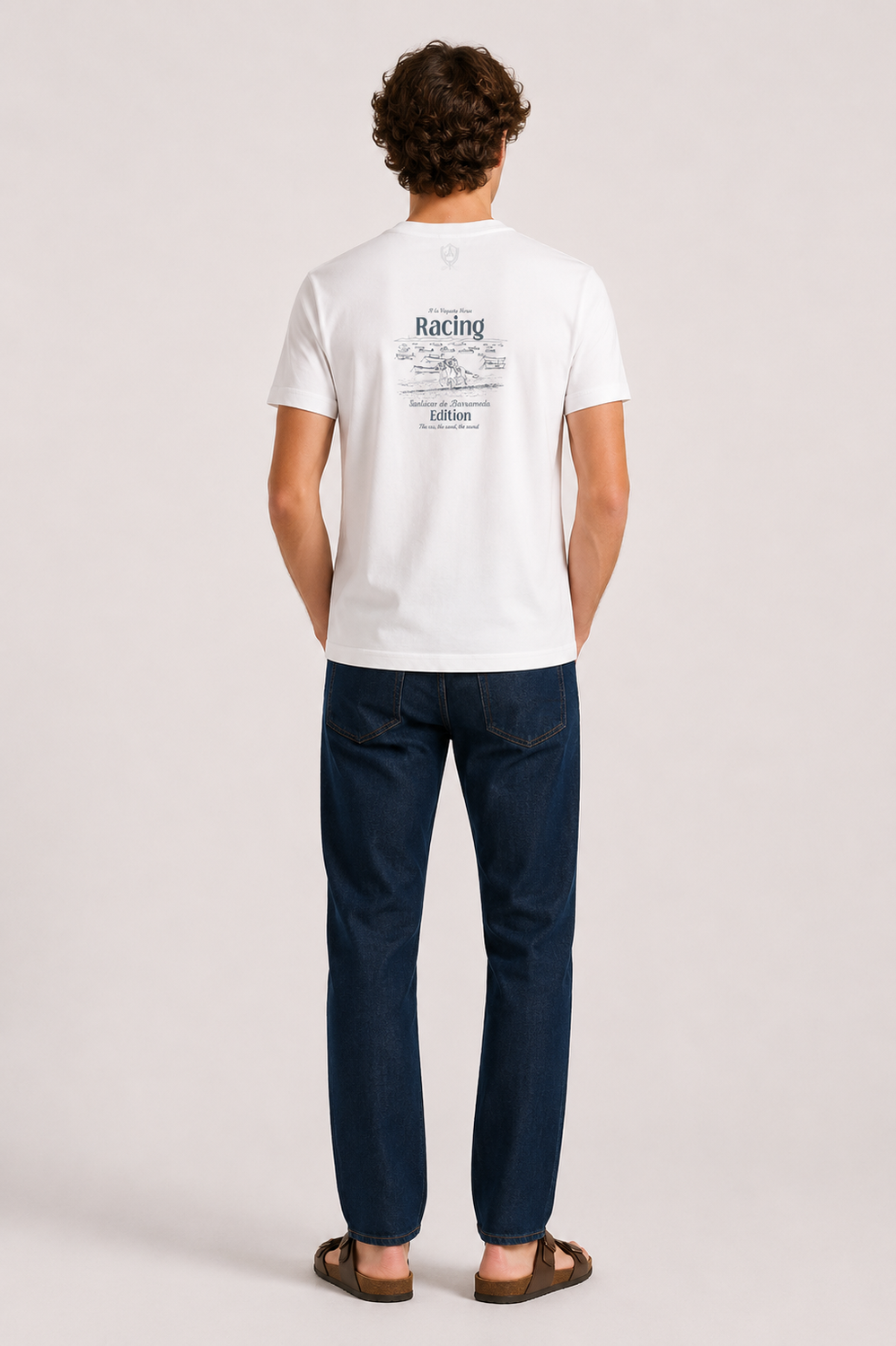 Camiseta Horse Raicing Blanca