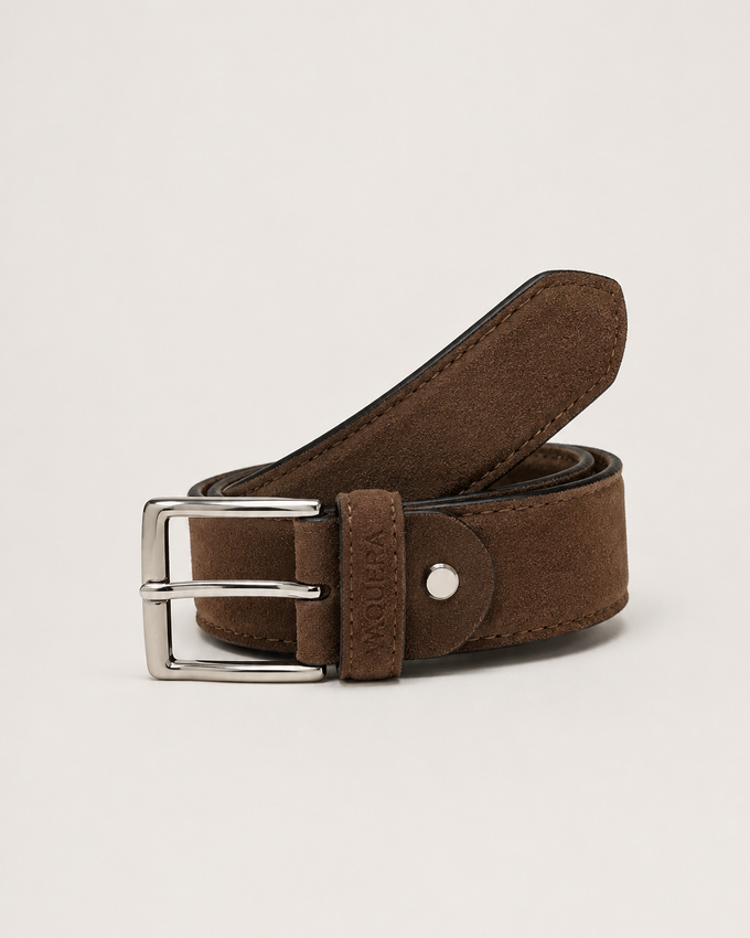 Cinturon Ante Taupe