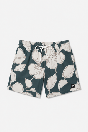 Bañador Estampado Flores Hoja