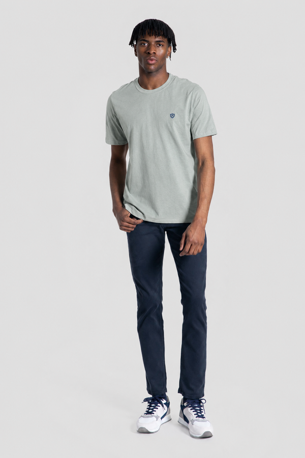 Camiseta Básica Escudo Verde