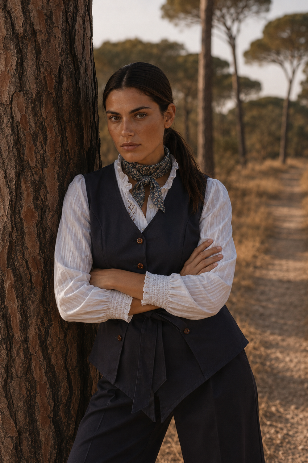 Chaleco Romeria Marino