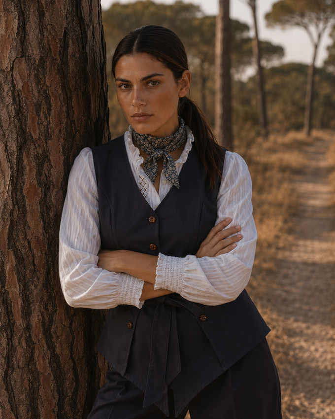 Chaleco Romeria Marino