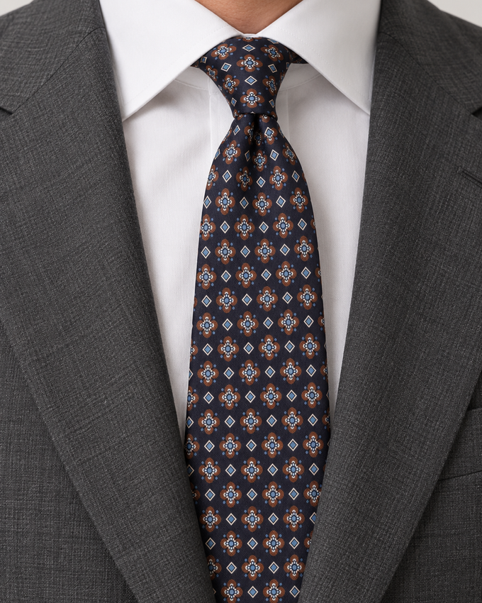 Corbata Flores