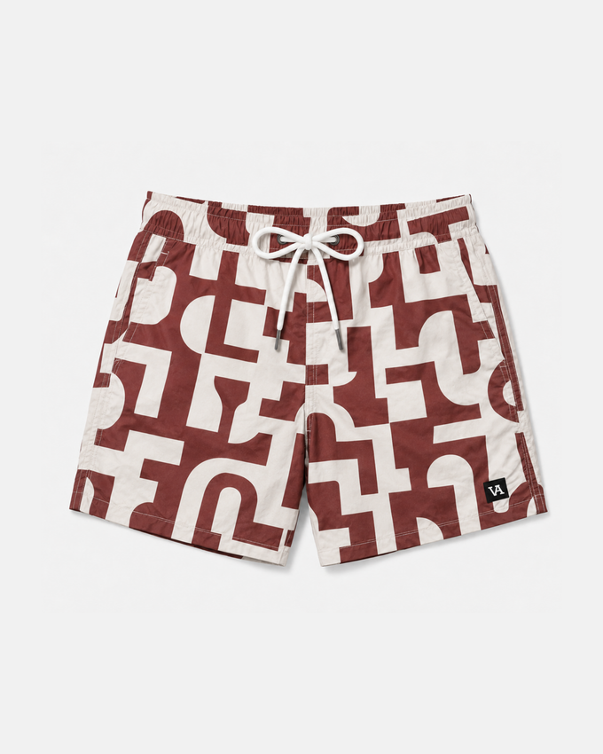 Bañador Estampado Teja