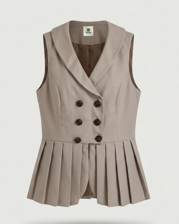 Chaleco de Mujer Cruzado Peplum