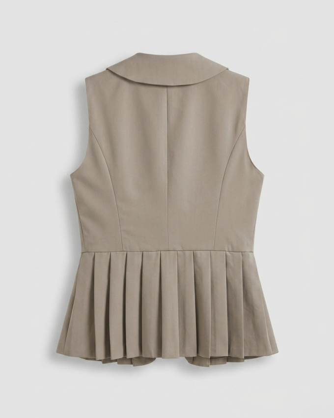 Chaleco de Mujer Cruzado Peplum