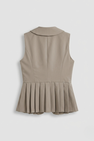 Chaleco de Mujer Cruzado Peplum