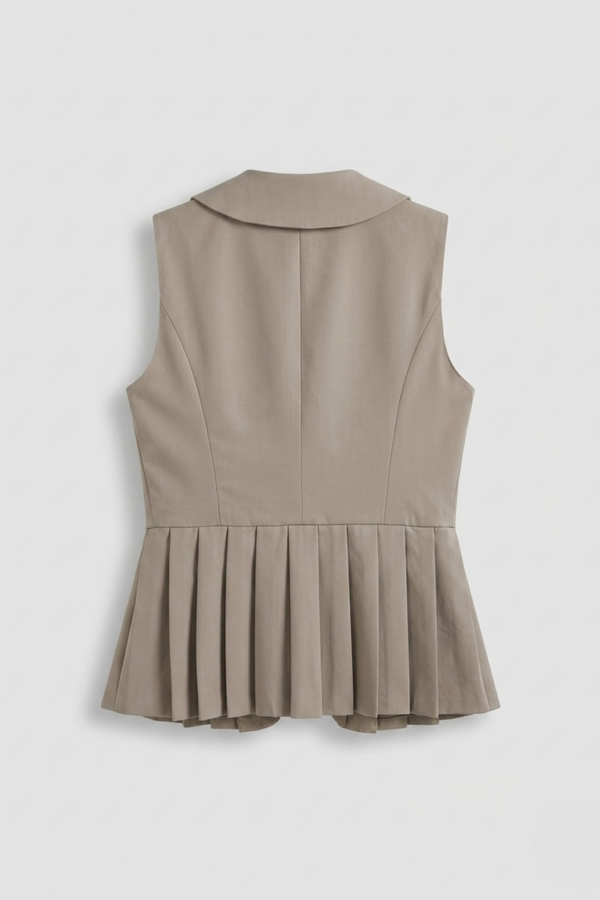 Chaleco de Mujer Cruzado Peplum