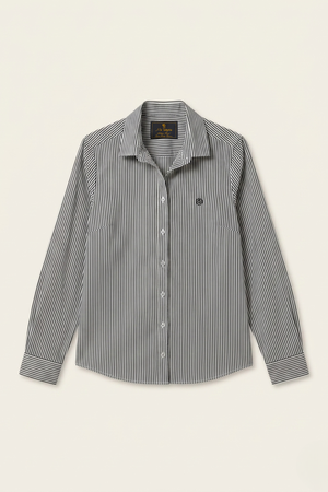 Camisa Oxford Rayas Marino
